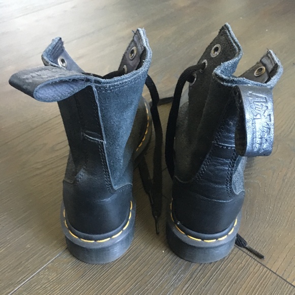 DR. MARTENS ✨ rare/customs Hazil Combat Boots - Picture 11 of 16